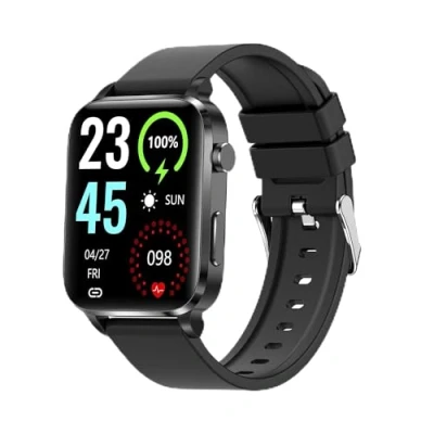 Imagen de DAM Smartwatch F100 con Terapia de Salud láser Doble sonda. Monitor O2, tensión y termómetro. Varios Modos Deportivos. 3,7x1,1x4,2 Cm. Color: Negro