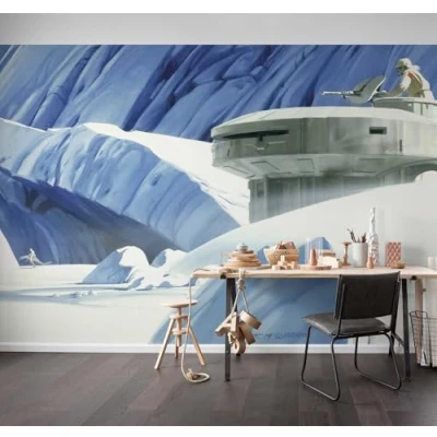 Imagen de Komar Star Wars Papel pintado fotográfico, Fieltro, Blau, Weiß, 500 x 280 cm (Breite Höhe), Bahnbreite 50