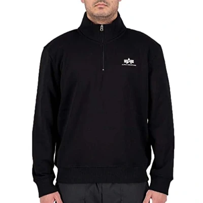 Imagen de Alpha Industries HALF ZIPP Sudadera, Hombre, Talla: XL, Black