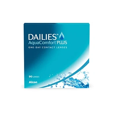 Imagen de Dailies AquaComfort Plus Lentes de contacto reemplazo diario, Pack 90, R 8.7 mm, D 14.0 9 Diopt