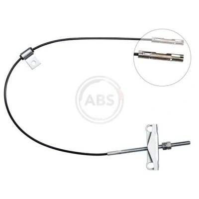 Imagen de A.B.S. K17254 Cable de Freno Mano 718 Tambor FORD: Transit Mk5 Furgón, Camión plataforma/Chasis, Bus