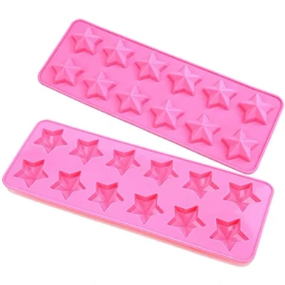 Imagen de Selecto Bake Magic Stars molde para dulces, de silicona moldes chocolate, cera derretir jabón dulces y tartas