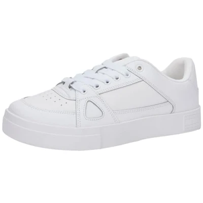 Imagen de Tommy Jeans TJM Vulcanized Foxing Flag EM0EM01313, Zapatilla con Suela Cupsole Hombre, Blanco (White), 43 EU