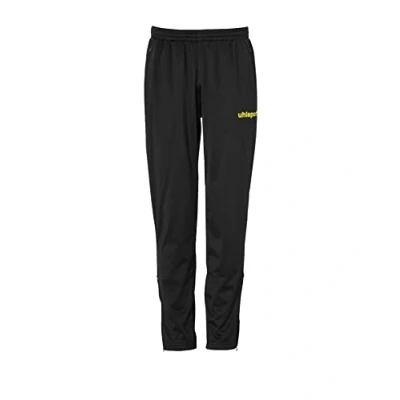 Imagen de Uhlsport Stream 22 Classic Pants Pantalones, Unisex niños, Black/Lime Yellow, 104