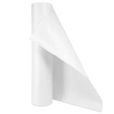 Imagen de Papel Camilla Fiselina Extrasuave Blanco Precortado a 40 cm Rollos de Poliéster y Celulosa (1 Rollo)