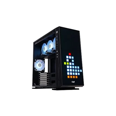 Imagen de IN WIN SKRÍN 309, Mid Tower, 1XUSB C, 2XUSB 3.0, PRUHLEDNÁ BOCNICE, CERNÁ