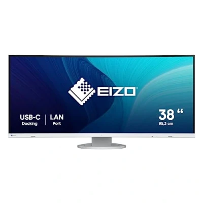 Imagen de EIZO FlexScan EV3895 WT LED Display 95,2 cm (37.5&quot;) 3840 x 1600 Pixeles Ultra Wide Quad HD+ Blanco WT, (37.5&quot;), Pixeles, HD+, LED, 5 ms,