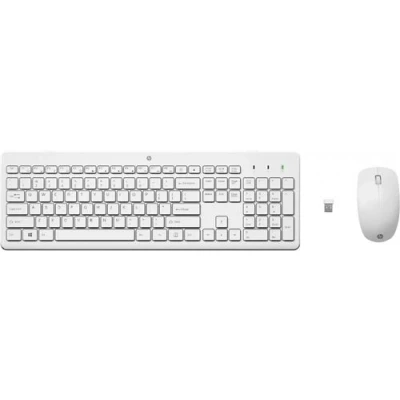 Imagen de Pack teclado + ratón HP Combo de y inalámbricos 230, Inalámbrico, Bluetooth, Blanco