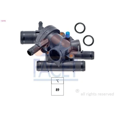 Imagen de FACET 7.8178 Termostato, refrigerante 89 Made in Italy OE Equivalent con junta RENAULT: CLIO 2, Kangoo I, MEGANE 1 Classic