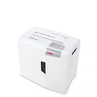 Imagen de HSM Shredstar S10 Destructora de documentos, 6 mm, color blanco plata