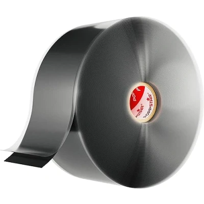 Imagen de POPPSTAR cinta de silicona autofusión, 1 x 11 m, ideal como reparación, aislante y sellado (estanca, hermetica), 50mm ancho, color negro