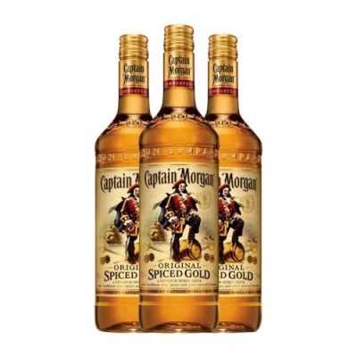 Imagen de Ron Captain Morgan Spiced Añejo 70 cl (Caja de 3 Botellas cl)