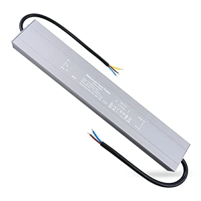 Imagen de REYLAX Fuente de Alimentación LED 24V 300W 12.5A, IP67 Imperméable Transformador Exterior, Alimentacion 220/230V a DC 24V, Voltaje Constante Driver, para Tira y G4 MR16 Luces