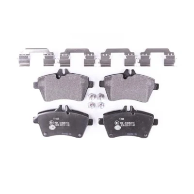 Imagen de HELLA 8DB 355 011 381 Juego de pastillas freno preparado para indicador desgaste con tornillos pinza accesorios MERCEDES BENZ: Clase A