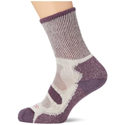 Imagen de Bridgedale HIKE Lightweight Cotton Cool Comfort Calcetines, Mujer, Morado (Plum), talla del fabricante: S