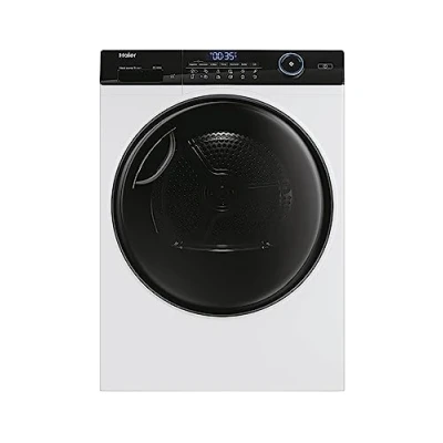 Imagen de Haier I Pro Series 5 HD90 A3959 S Secadora con Bomba de Calor 9 kg, Función Vapor Refresh, WIFI, Antiarrugas, Depósito Agua, Inicio Diferido, Motor Inverter, Tambor XXL, Time