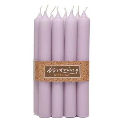 Imagen de Nordring 8 velas de 2,2 x 18 cm, color lila