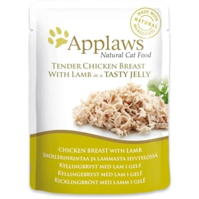 Imagen de Applaws Comida humeda para Gatos Gato Jelly Pouch Pollo y Cordero 70 gr
