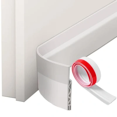 Imagen de Oderra 100 cm Burlete Puerta Entrada, Burletes Para Puertas, Bajo Puerta, Adecuado Puertas de Dormitorios, Aprueba Viento, Insonorizado y a Prueba Insectos (Blanco)