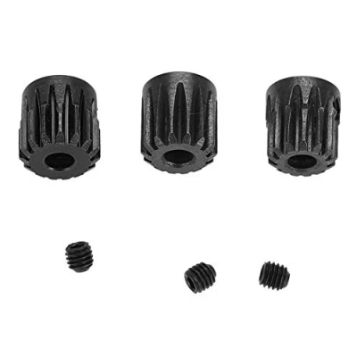 Imagen de VGEBY Juego de piñones, Engranajes motor coche RC endurecimiento 3.175mm 13 15T 16 18T 19 21T 23T acero cromado 48DP 1/10(13T 14T 15T) Accesorio modelo