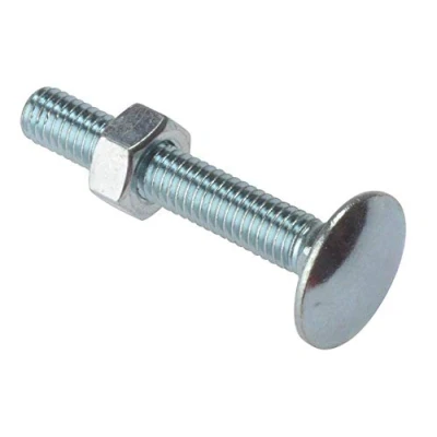 Imagen de Perno y tuerca de carro ZP M6 x 65 mm, bolsa 10