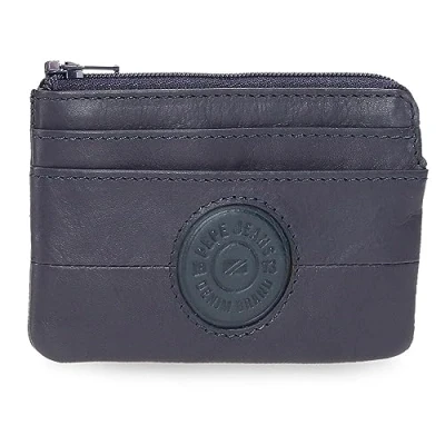 Imagen de Pepe Jeans Cracker Monedero Azul 11x7x1,5 cms Piel
