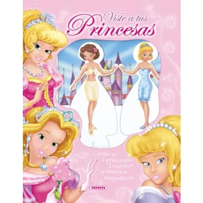 Imagen de Viste a tus princesas con vestidos magnéticos (Princesas mágneticos)