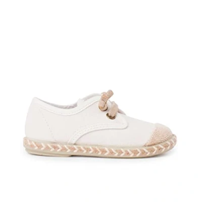 Imagen de Pisamonas Alpargatas para niños, Talla: 32, Crudo Zapatos