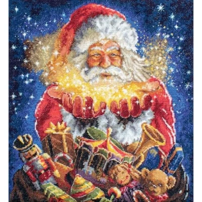 Imagen de Letistitch Juego de punto cruz, diseño navideño