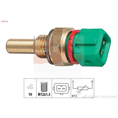 Imagen de EPS 1.830.243 Sensor de Temperatura del Refrigerante Made in Italy OE Equivalent Rojo RENAULT: LAGUNA 1, ESPACE 3, PEUGEOT: 406 Berlina