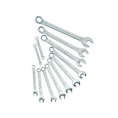 Imagen de Mannesmann M 130 12DIN Juego de llaves combinadas boca y estrella, 12 piezas, 6 22 mm, CV, GS