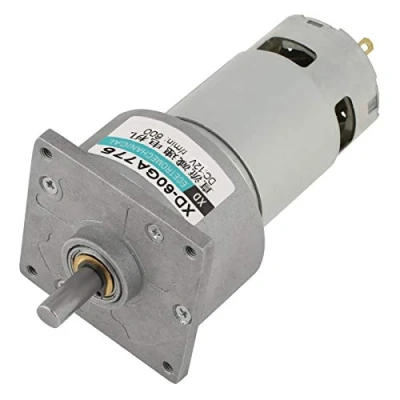 Imagen de DC 12V 35W Motor de Engranaje Reductor Velocidad Micro Ajustable CW/CCW Mini Caja Engranajes Reducción Alto Torque(12V 600RPM)