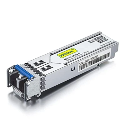 Imagen de 1G SFP LX Monomodo Mini Gbic Módulo, 1000Base LC Transceiver, Compatible para Cisco GLC LH SMD, Meraki, Ubiquiti UF SM 1G, Netgear, D Link, TP Zyxel, Mikrotik, Open Switch
