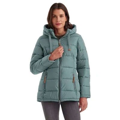 Imagen de G.I.G.A. DX mujer Chaqueta de invierno con capucha/chaqueta funcional aspecto plumón GW 12 WMN QLTD JCKT, aquaverde, 50, 39835 000