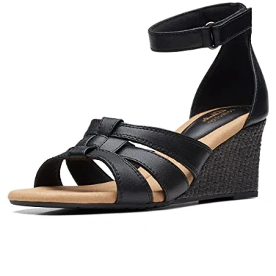 Imagen de Clarks Kyarra Joy, Sandalias Mujer, Piel Negra, 40 EU