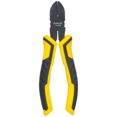 Imagen de STANLEY Alicate Dynagrip Control Grip, Longitud de 150mm, Corte Diagonal, Mango Ergonómico Bimaterial, Boca Acero Templado, Anticorrosión STHT0 74362