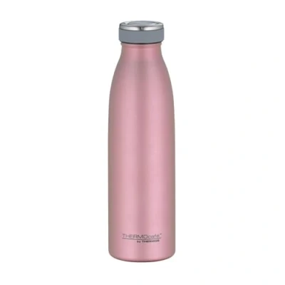 Imagen de ThermoCafé by Thermos Termo (acero inoxidable), color verde azulado mate, acero inoxidable, Oro rosa., 0,5 L