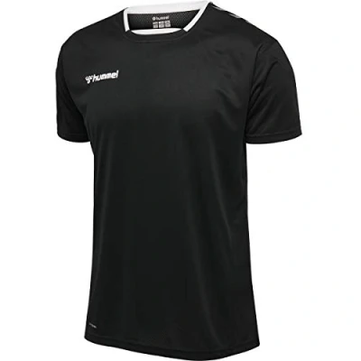 Imagen de hummel hmlAUTHENTIC Poly Jersey S/S Color: Black/White_Talla: S