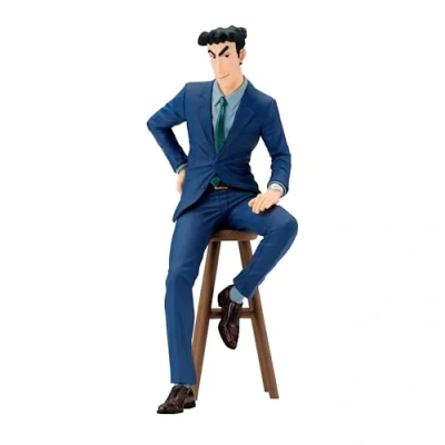 Imagen de Banpresto Figura de Accion Hiroshi Nohara Crayon Shinchan 18 cm Multicolor BP89591P
