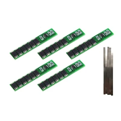 Imagen de TECNOIOT 5pcs 1S 15A 3.7V Li Ion Litio Lion 18650 Placa de protección batería BMS PCM + 5uds Tira níquel