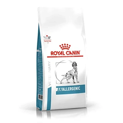 Imagen de Royal Canin Veterinary Anallergenic 3 kg Alimento Completo dietético para Perros Adultos Reducir Las manifestaciones de intolerancia a los Ingredientes básicos y nutrientes