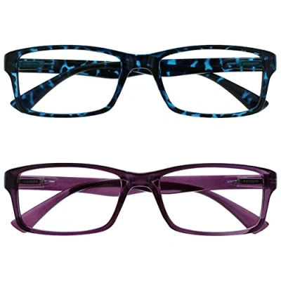 Imagen de Uv Reader Gafas De Lectura Azul Carey Y Púrpura Lectores Valor Pack 2 Hombres Mujeres Uvr2092Bl_P +1,50 Unidades 70 g