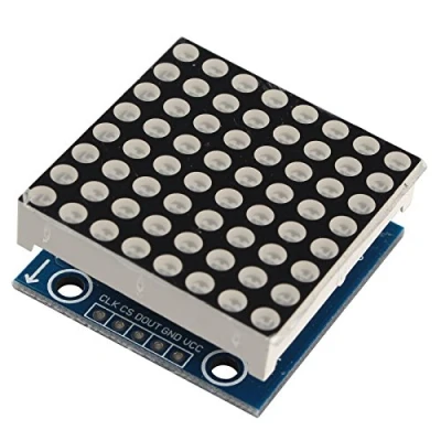 Imagen de HALJIA Seamless cascada 7219 Pic 8 x matriz de puntos Pantalla LED 5,5 V módulo Control Compatible con Arduino