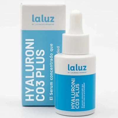 Imagen de Lourdes Moreno I Serum acido hialuronico Premium Perfecto para contorno de ojos, rostro, cuello y escote facial Hyaluronico3 Plus 30ml