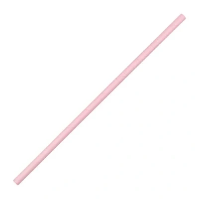Imagen de Fiesta Green Pajitas de papel plegables compostables, color rosa (paquete 250)