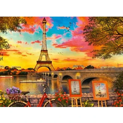 Imagen de Ravensburger 12000426 Noche en París puzzle 500 piezas adultos y niños a patir de 12 años, puzzles ciudades Paris