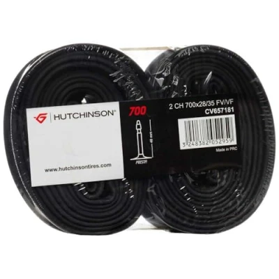 Imagen de Hutchinson Road 28 35, (Fina), Blister 2 Cámaras 700x28 Presta Válvula 48 Mm Unisex Adulto, Negro, Paquete De 100
