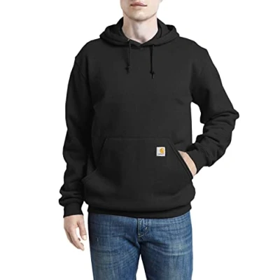 Imagen de Carhartt, Hombre, Sudadera, Ajuste Holgado, Tejido De Grosor Medio, Negro, L