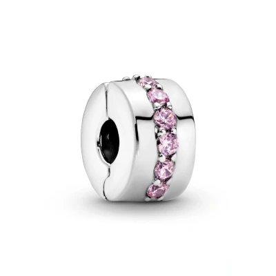 Imagen de Pandora Sparkling ROW Spacer Adorno, Mujer, Talla: One Size, Pink