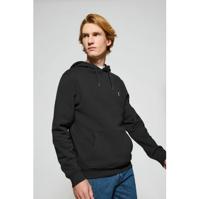 Imagen de Polo Club Hombre Sudadera Negra De Capucha Y Bolsillos Con Logo Bordado Rigby Go L